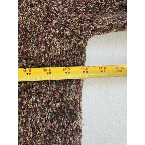 Royal Robbins Sweater Women Large Brown Acrylic Poly Cabincore Goblincore Cozy - Picture 7 of 9